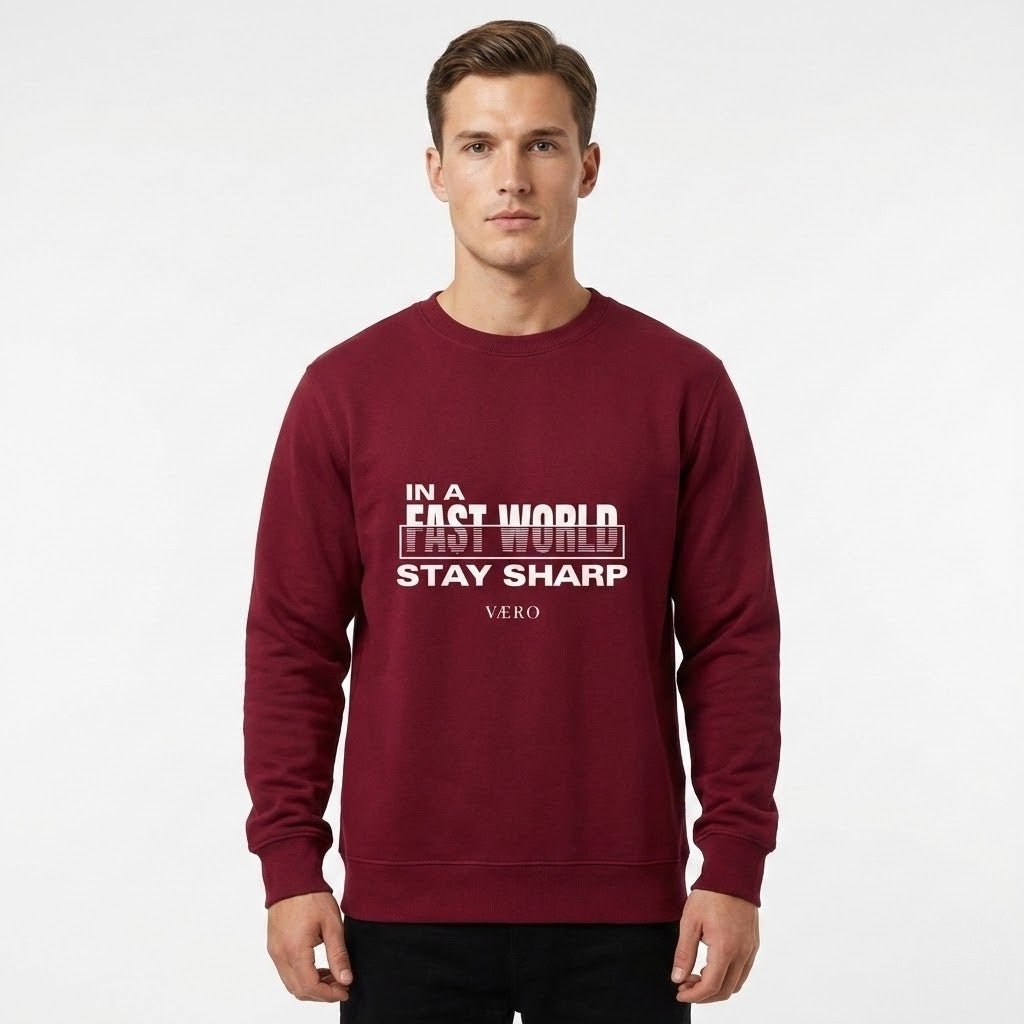 VAERO “Stay Sharp” Classic Sweatshirt - Vaero Atelier