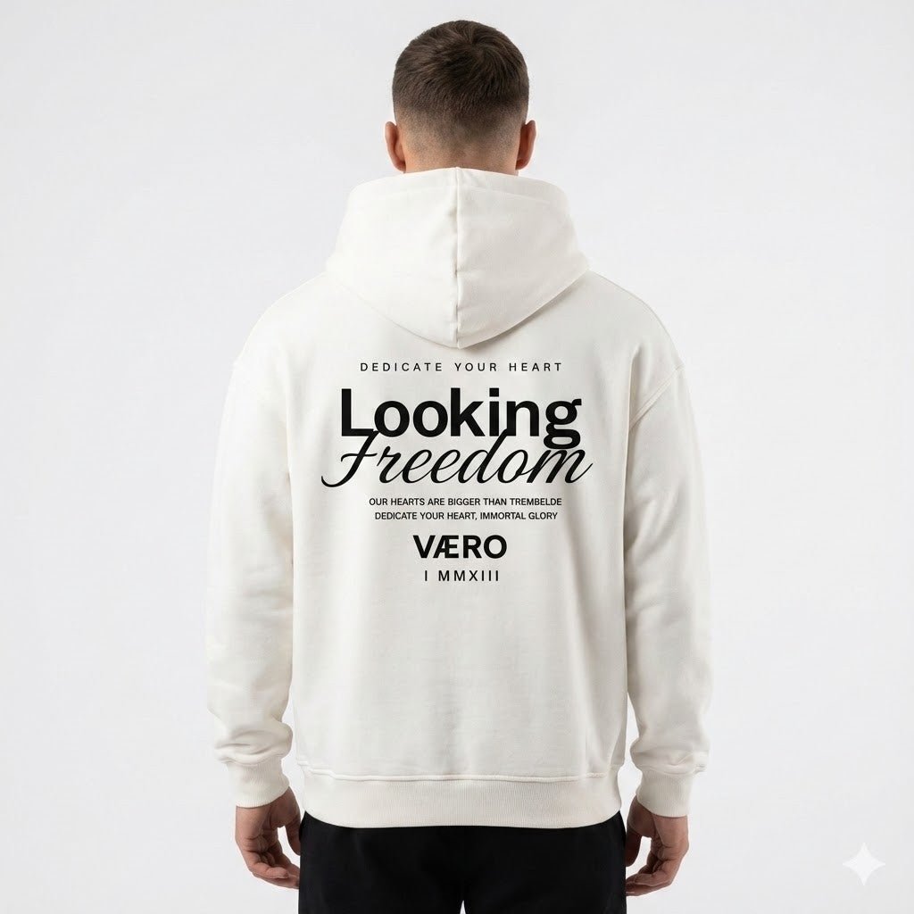 VAERO “Looking Freedom” Oversized Hoodie - Vaero Atelier