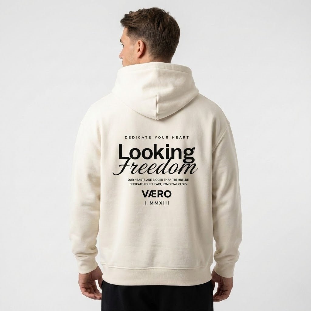 VAERO “Looking Freedom” Oversized Hoodie - Vaero Atelier