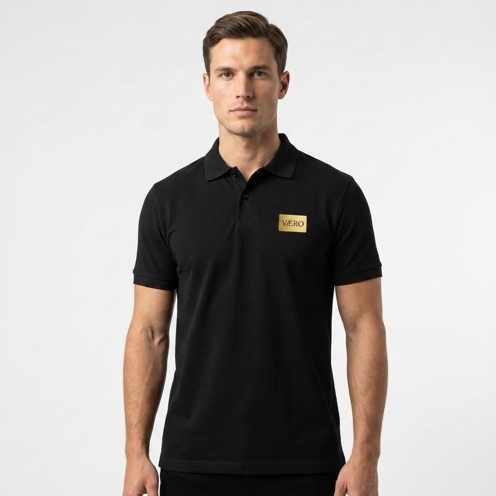 VAERO Classic Polo Shirt – Gold Label Edition - Vaero Atelier