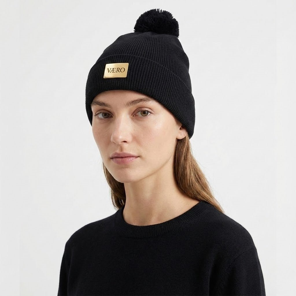 Pom - Pom Beanie – Warm, Stylish & Winter - Ready - Vaero Atelier