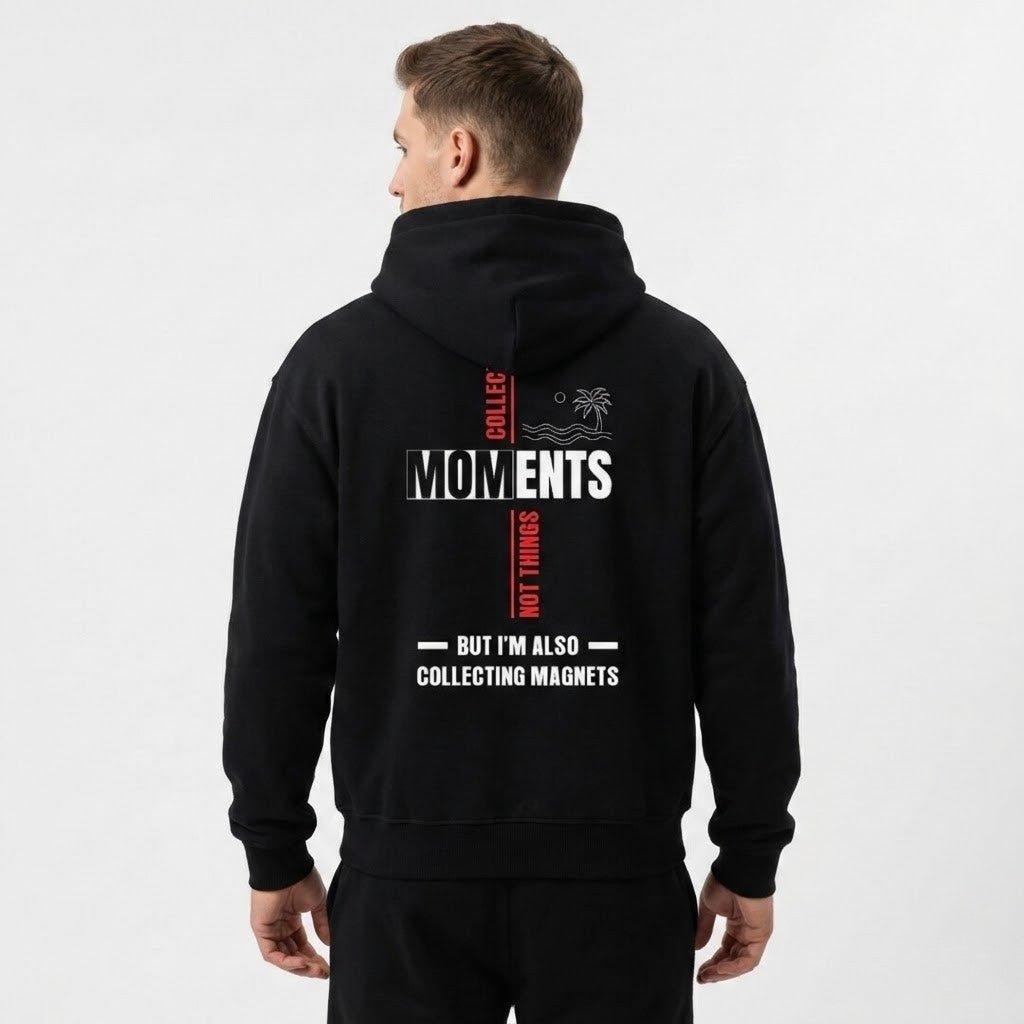 VAERO Moments Edition Zip Hoodie — Onyx - Vaero Atelier