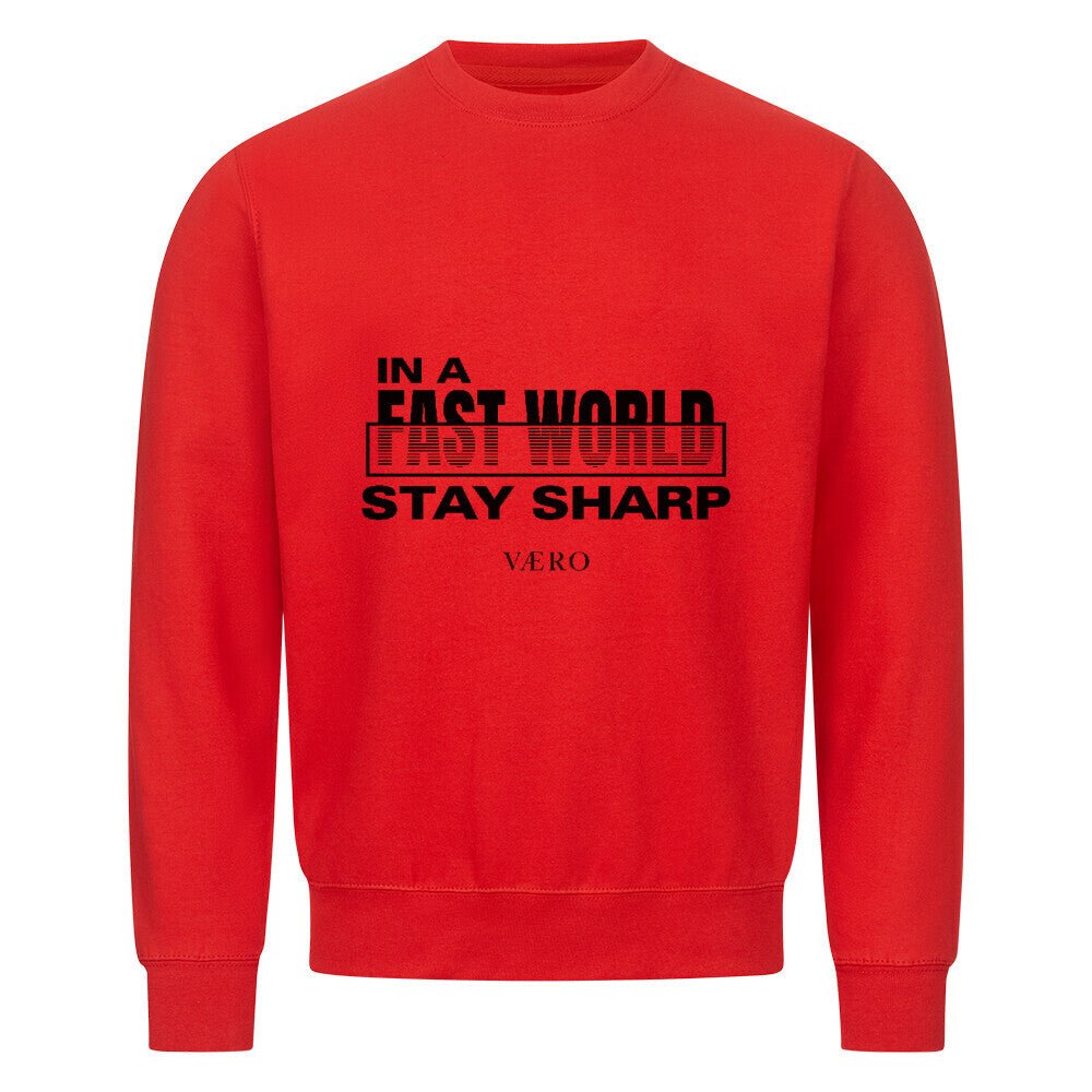 VAERO “Stay Sharp” Classic Sweatshirt - Vaero Atelier
