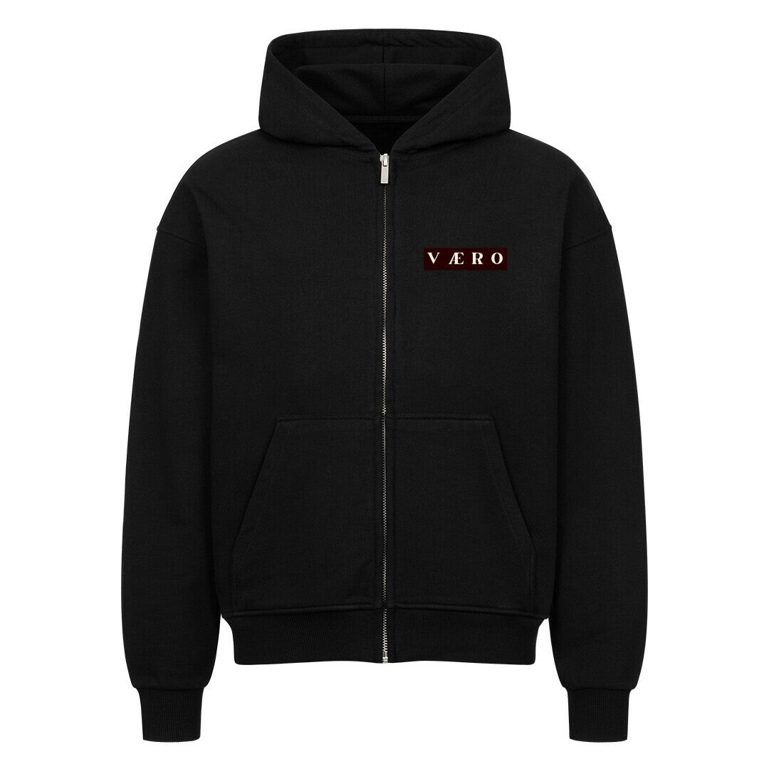 VAERO Moments Edition Zip Hoodie — Onyx - Vaero Atelier