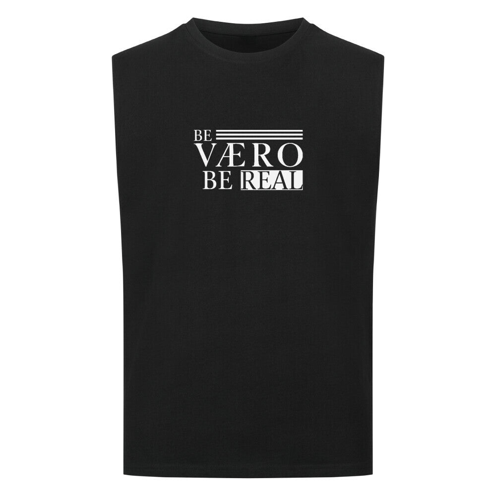 Sleeveless Oversized Tee – Be Vero Be Real - Vaero Atelier