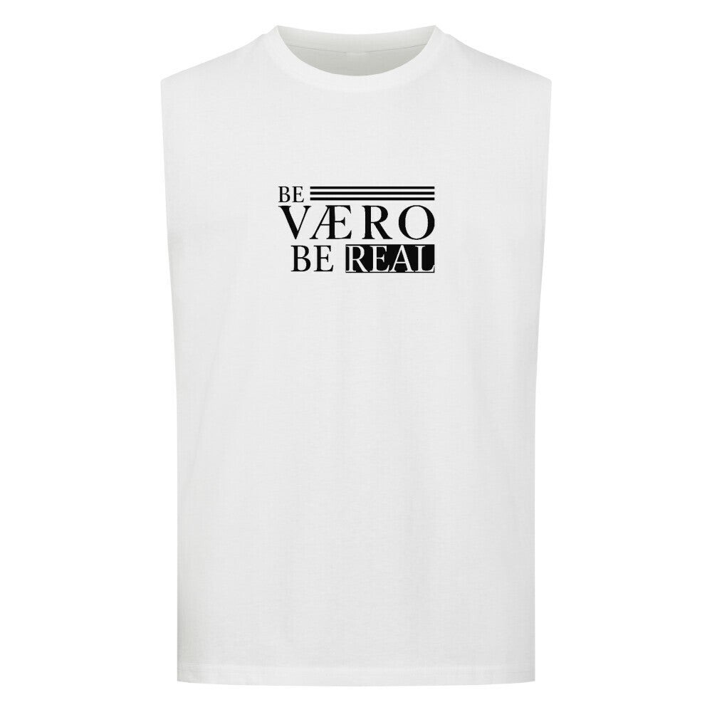 Sleeveless Oversized Tee – Be Vero Be Real - Vaero Atelier