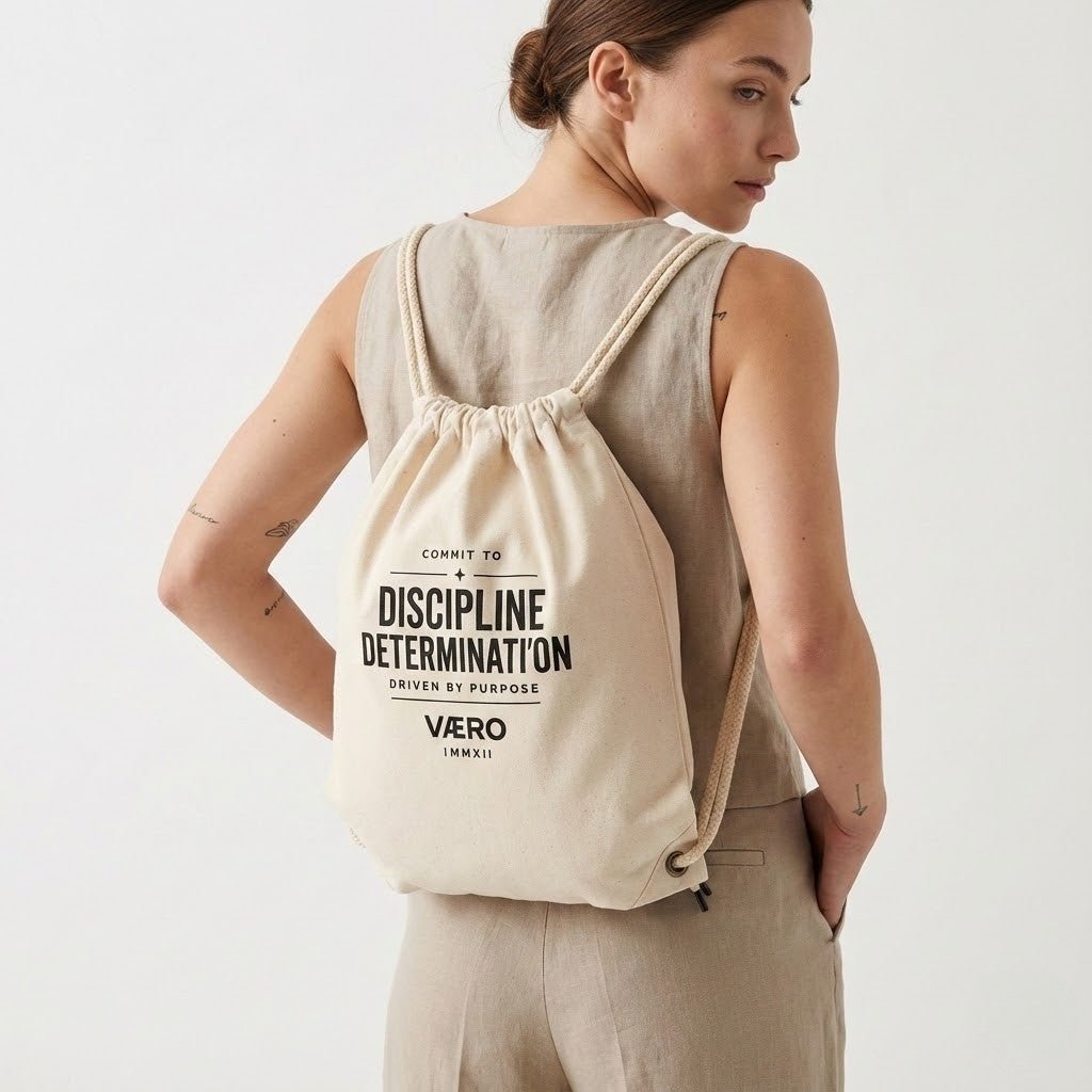 VAERO “Discipline & Determination” Gym Bag - Vaero Atelier