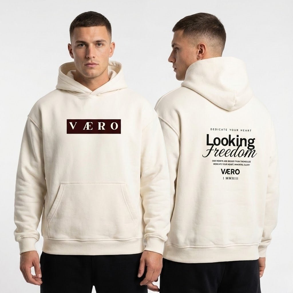 VAERO “Looking Freedom” Oversized Hoodie - Vaero Atelier
