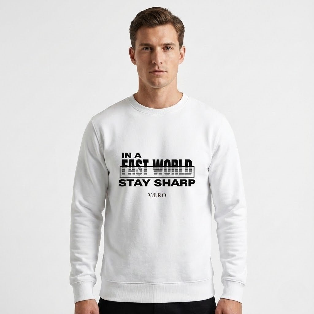 VAERO “Stay Sharp” Classic Sweatshirt - Vaero Atelier