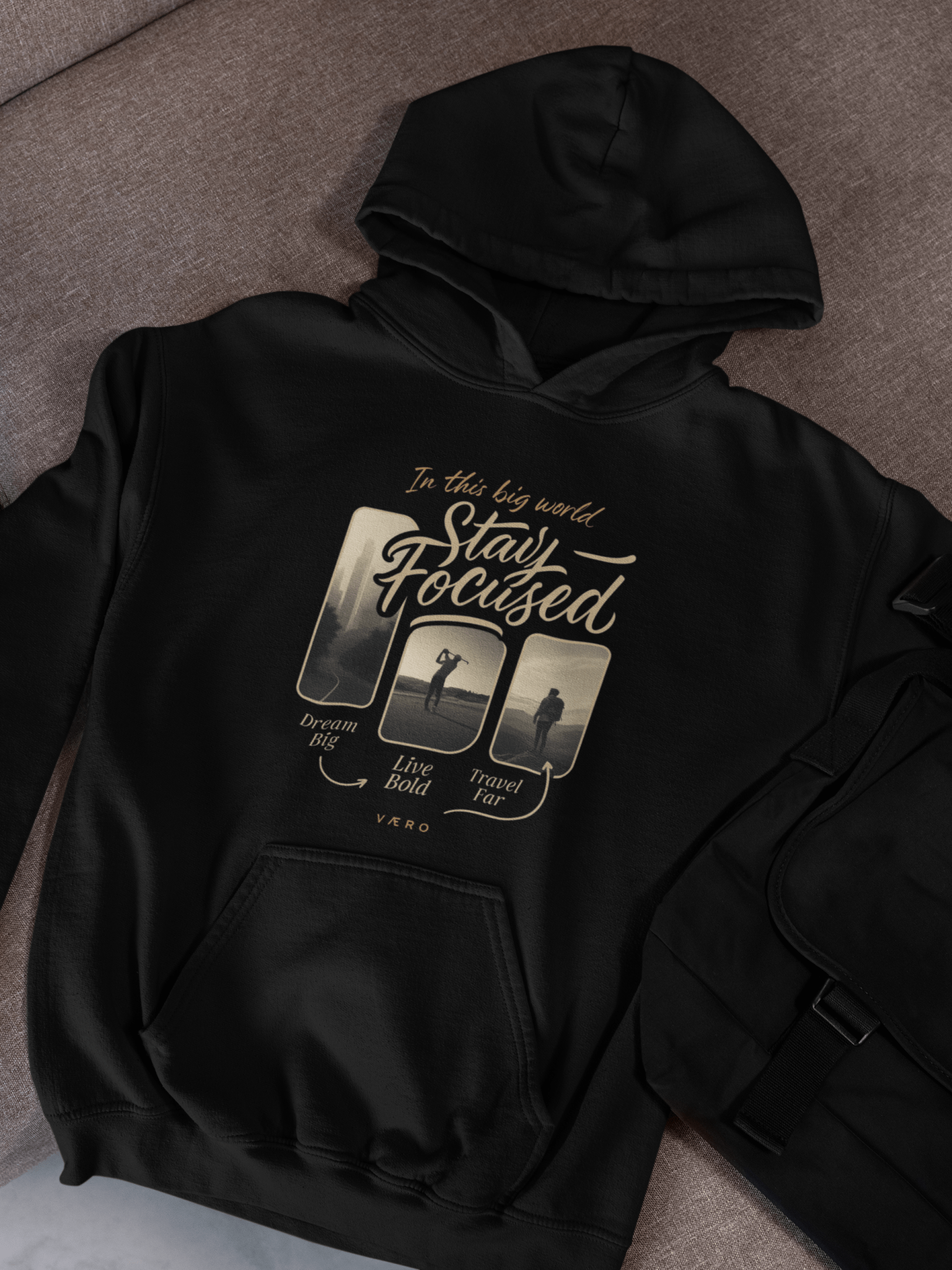HigherBlanks x VAERO – Stay Focused Hoodie - Vaero Atelier