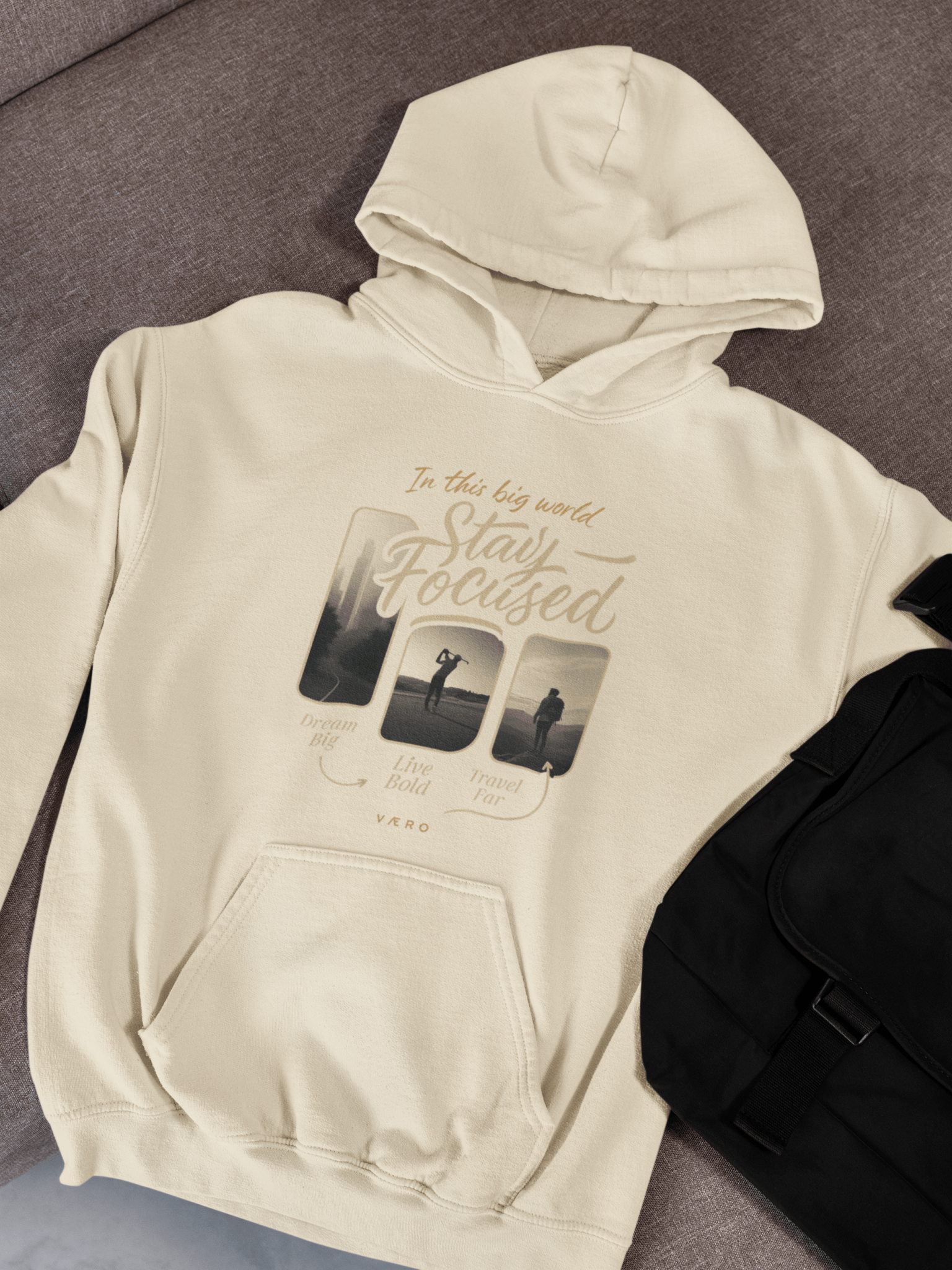 HigherBlanks x VAERO – Stay Focused Hoodie - Vaero Atelier