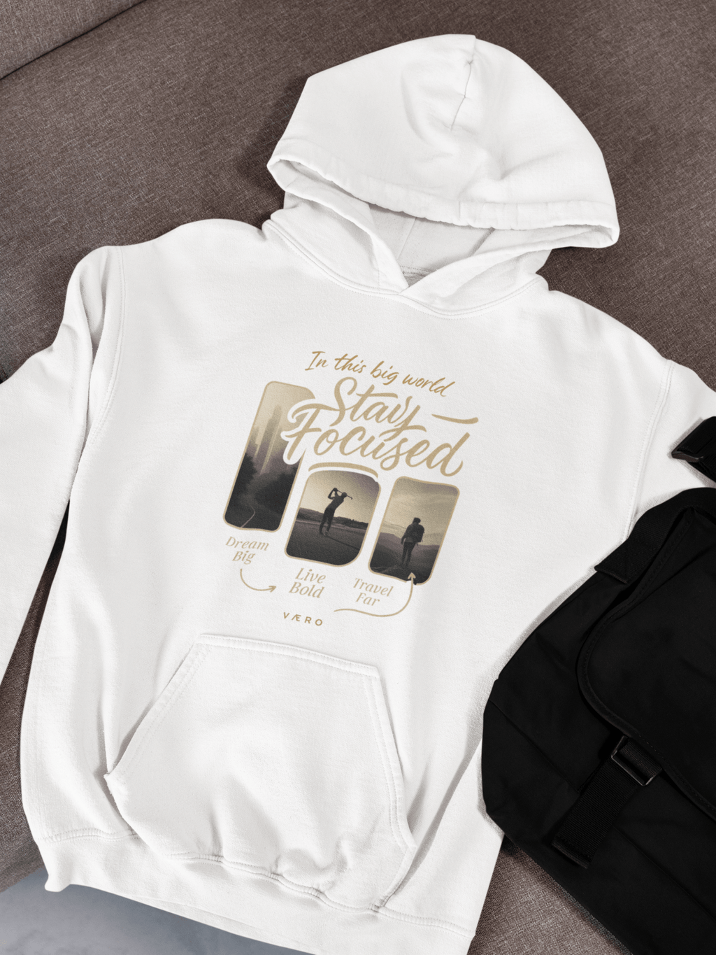 HigherBlanks x VAERO – Stay Focused Hoodie - Vaero Atelier