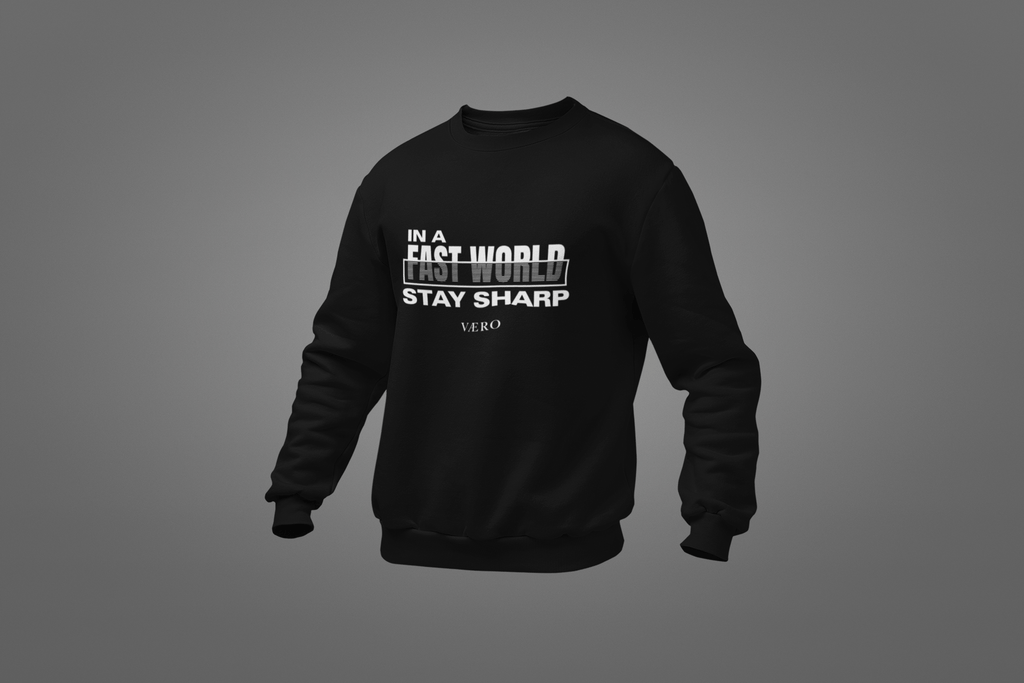 VAERO “Stay Sharp” Classic Sweatshirt - Vaero Atelier