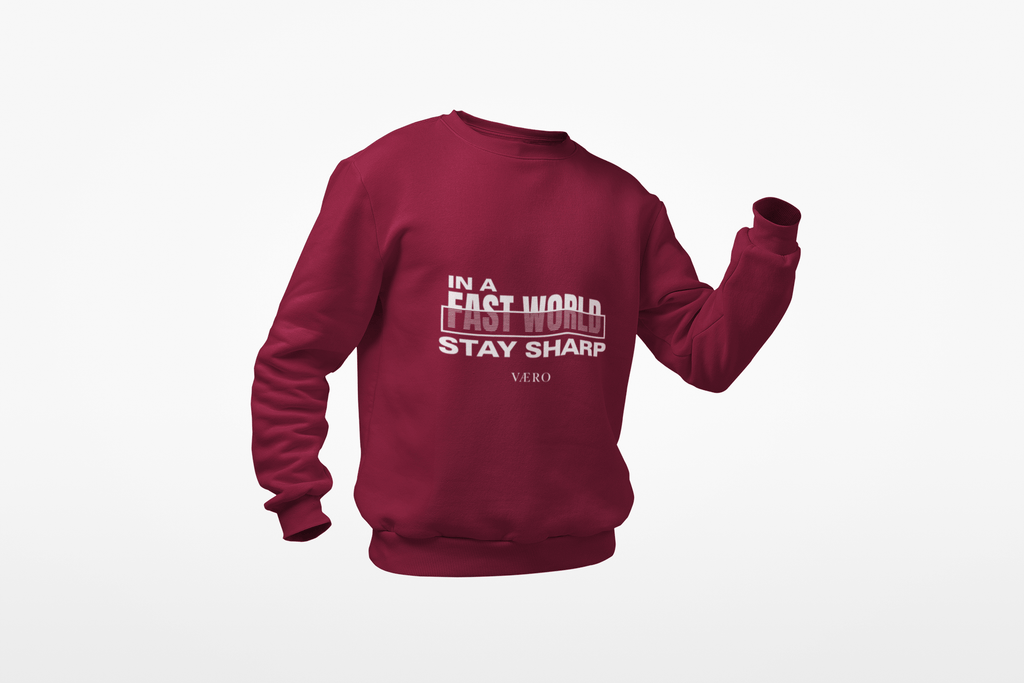 VAERO “Stay Sharp” Classic Sweatshirt - Vaero Atelier
