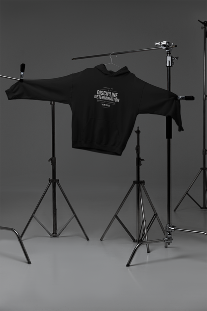 Premium Organic Hoodie – Commit to Discipline by VAERO